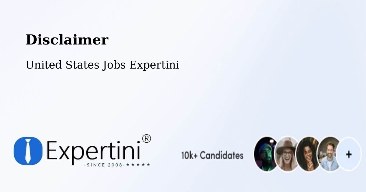 Disclaimer – Malden - United States Jobs Expertini